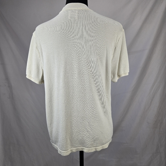 ZARA Short Sleeve High Neck Knit Top Size Medium - Picture 4 of 6